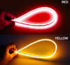 Color: Red Yellow, Size: 30cm, Quantity: 1pc - Daytime running light