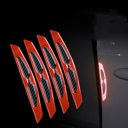 Color: Red car door, Quantity: 4pcs - Anti-collision strips