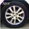 Color: Purple 3pcs - Rimblades Car Vehicle Color Wheel Rims Protectors Decorative Strip 8M/ Roll