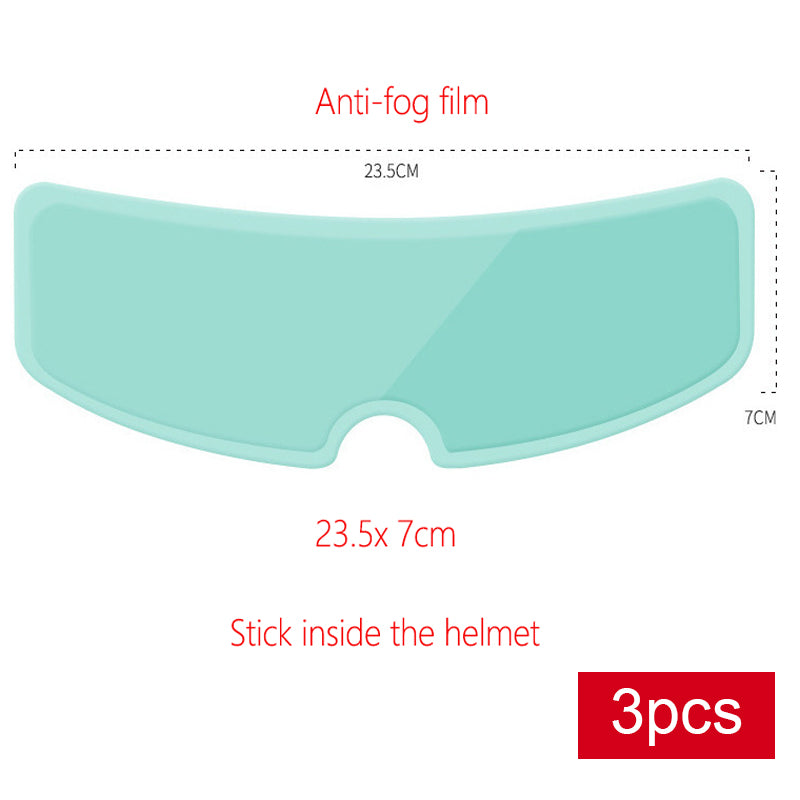 Color: Antifog, display: Three - Rainproof And Anti-fog Film For Motorcycle Helmets