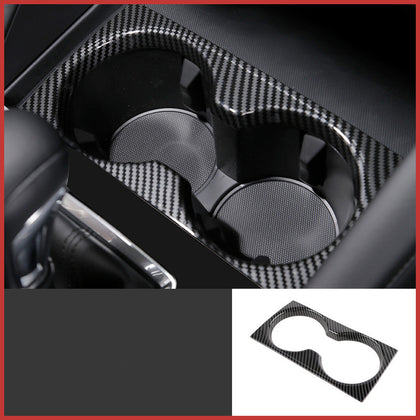 Color: Water cup frame - Mazda 3 Angkesaila modified interior carbon fiber decoration