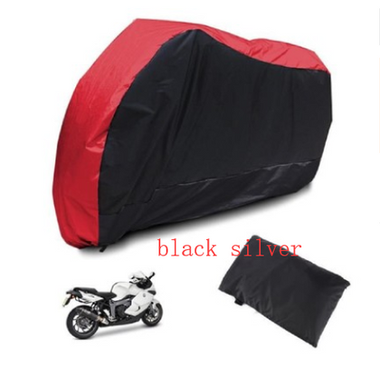 Color: Black silver, Specification: XXXXL - Motorcycle hood motorcycle coat sports car hood