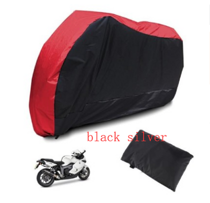 Color: Black silver, Specification: XL - Motorcycle hood motorcycle coat sports car hood