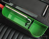 Model: Main driving, Color: Green - ABS plastic seat gap storage box