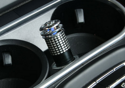 Color: Black - Car Air Purifier Ionizer