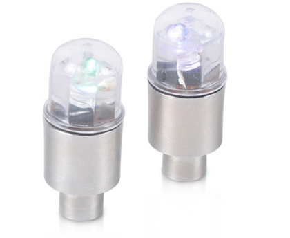 Color: Silver2pcs - Colorful valve light