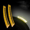 Color: Yellow Fender flares, Quantity: 2pcs - Anti-collision strips