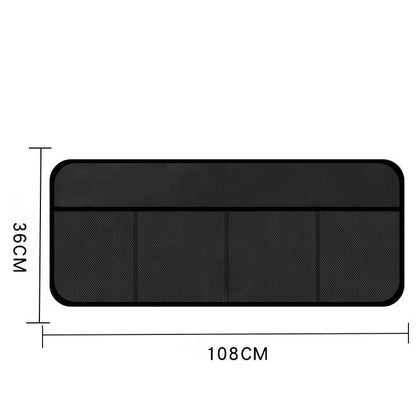 Color: Black, style: Ordinary - Suv Car Rear Seat Back Hanging Bag Net Pocket Waterproof Car Storage Box Storage Box