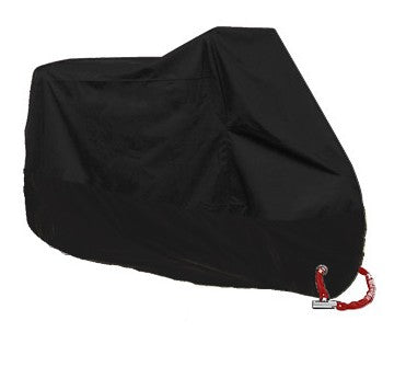 Color: Black210D, Size: M - Waterproof Motorcycle Cover