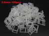 Style: 2mm clips 100pcs - Tile tile auxiliary tools Shop find flat wall tile decoration locator Cage cross equalizer