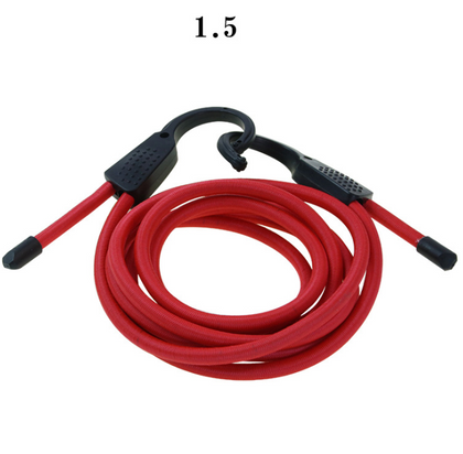 Color: Red, Size: 1.5m - Car luggage rope luggage rope fixed rope outdoor travel car clothesline indoor clothesline LW-1610