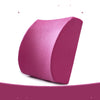 Color: Rose Red, Size: Gel section - Car cushion with waist protection and slow rebound