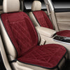 Color: Crimson, Size: Heating - Winter car heating cushion