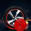 Color: Red - Rimblades Car Vehicle Color Wheel Rims Protectors Decorative Strip 8M/ Roll