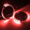 Color: Red, Size: S, Quantity: 2PCS - Solar Powered LED Cup Mats