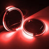 Color: Red, Size: S, Quantity: 1PC - Solar Powered LED Cup Mats