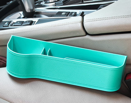Model: Co pilot, Color: Light Green - ABS plastic seat gap storage box