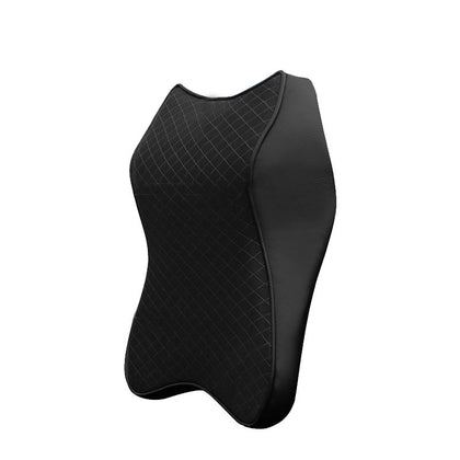 Color: Black, Size: M, Quantity: 1PC - Car headrest lumbar support neck pillow for car
