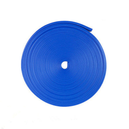 Color: Blue - Rimblades Car Vehicle Color Wheel Rims Protectors Decorative Strip 8M/ Roll