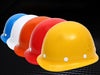 Color: White - Glass Steel Type Breathable Helmet Construction Site Thickened Anti-smashing Helmet