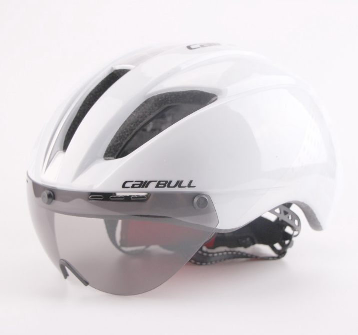 Color: White, Size: L - Cycling helmet