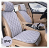 Color: Black - Car seat rhombus embroidered plush single row