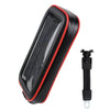 Style: Rearview mirror, Size: M - Rainproof TPU Touch Screen Cell Bike Phone Bag Holder Cycling Handlebar Bags MTB Frame Pouch Case
