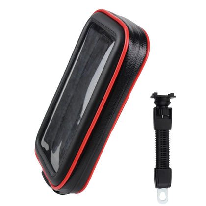Style: Rearview mirror, Size: XL - Rainproof TPU Touch Screen Cell Bike Phone Bag Holder Cycling Handlebar Bags MTB Frame Pouch Case