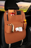 Color: Brown - Car storage bag peach heart multi-function back storage bag seat hanging bag car car storage bag anti-dirty