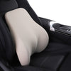 Color: Apricot, style: Waist - Ergonomic Design Car Headrest Lumbar Space Memory Foam Neck Protector