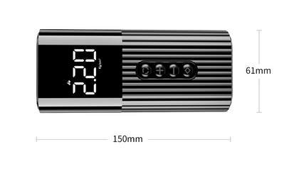 Mini car digital display air pump