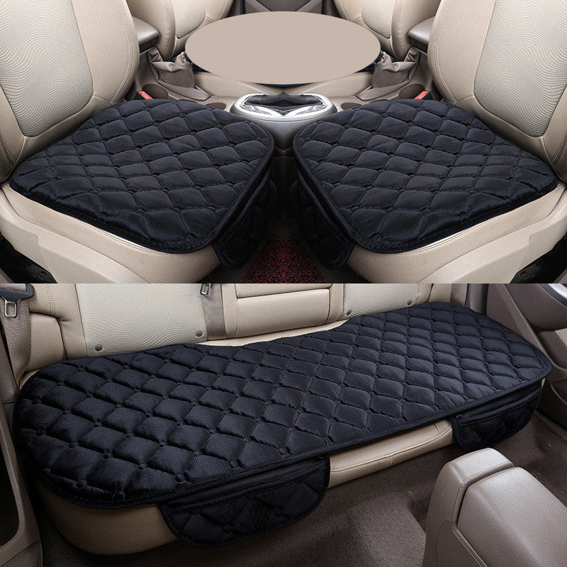 Color: Black - Comfortable plus velvet warm cushion