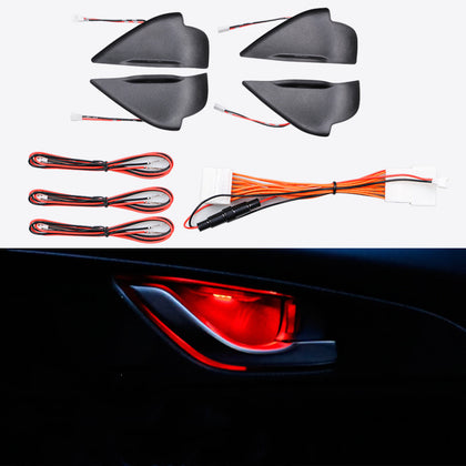 Color: Red A, Model: 14 16 - Door bowl interior atmosphere lamp