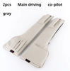 Color: Grey, Quantity: 2, Style: Main driving copilot - Car Seat Gap Filler Pocket