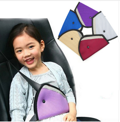 Creative car triangulation child safety belt adjuster car fixator