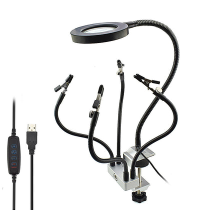 Style: A - Epair station soldering station LED lamp magnifying glass