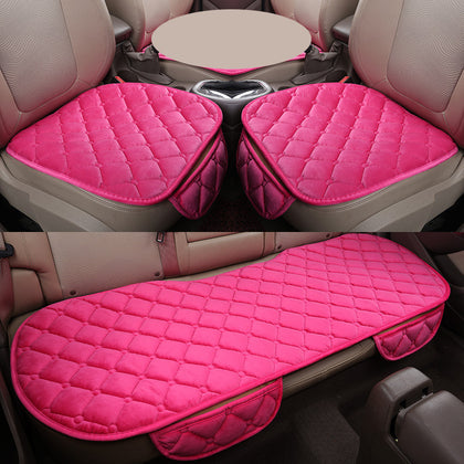 Color: Rose Red - Comfortable plus velvet warm cushion