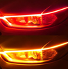 Color: Red Yellow, Size: 30cm, Quantity: 2pc - Daytime running light