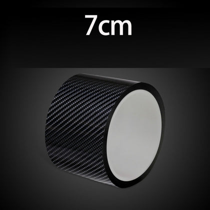 Color: Black, Size: 7CMx3M - Automobile self-adhesive anti-collision decorative strip