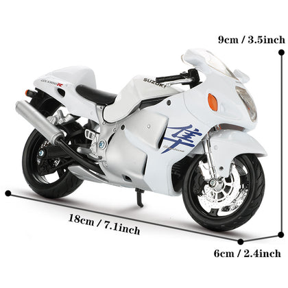 Simulation alloy motorcycle model