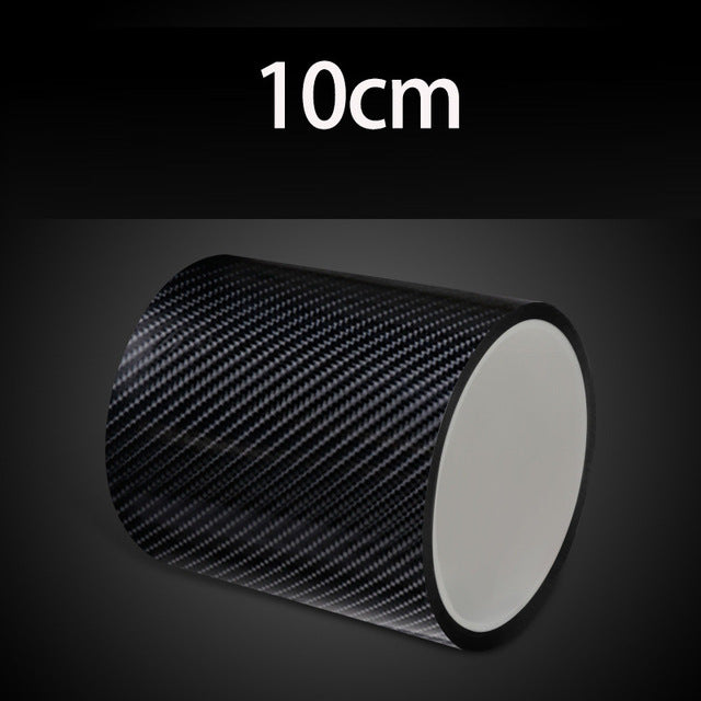 Color: Black, Size: 10CMx3M - Automobile self-adhesive anti-collision decorative strip