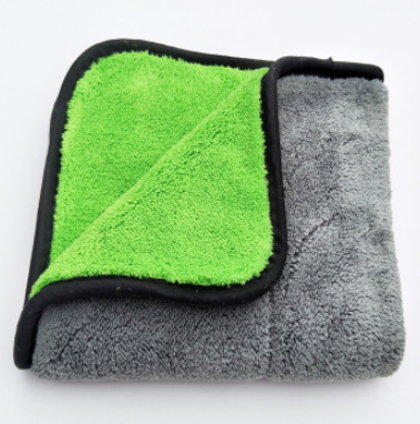 Color: Green, Size: 30X30cm, specification: 840GSM - Microfiber Car Wash Towel Absorbent Car Supplies Cleaning Cloth