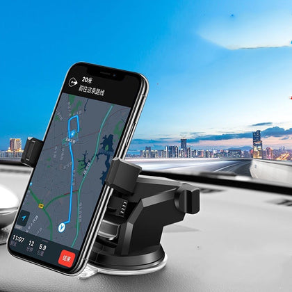 Color: Suction cup - Car phone holder car suction cup air outlet