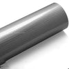 Color: Silver, Size: 152X30CM - Glossy 3D carbon fiber veneer