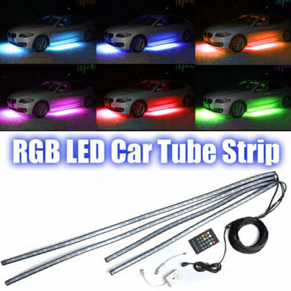1 drag 4-5050 colorful voice control car chassis light atmosphere