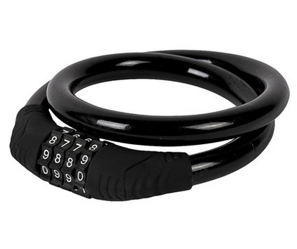 Style: 1, Color: Black - Bicycle anti-theft lock student dormitory special mini digital code lock