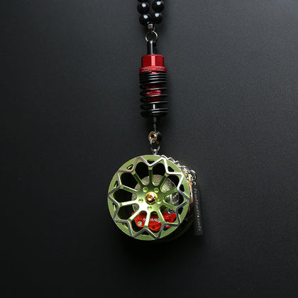 Wheel brake shock suspension car pendant