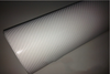 Color: White, Size: 60cmx152cm - Car color change film 4D carbon fiber paper