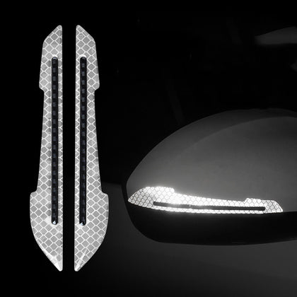 Color: Sliver, Quantity: 2pcs - Anti-collision strips