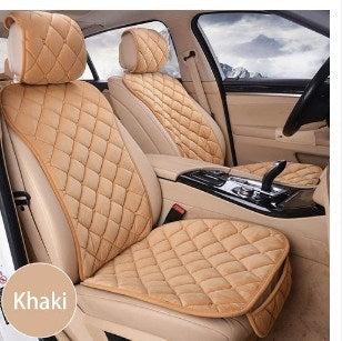 Color: E - Car seat rhombus embroidered plush single row